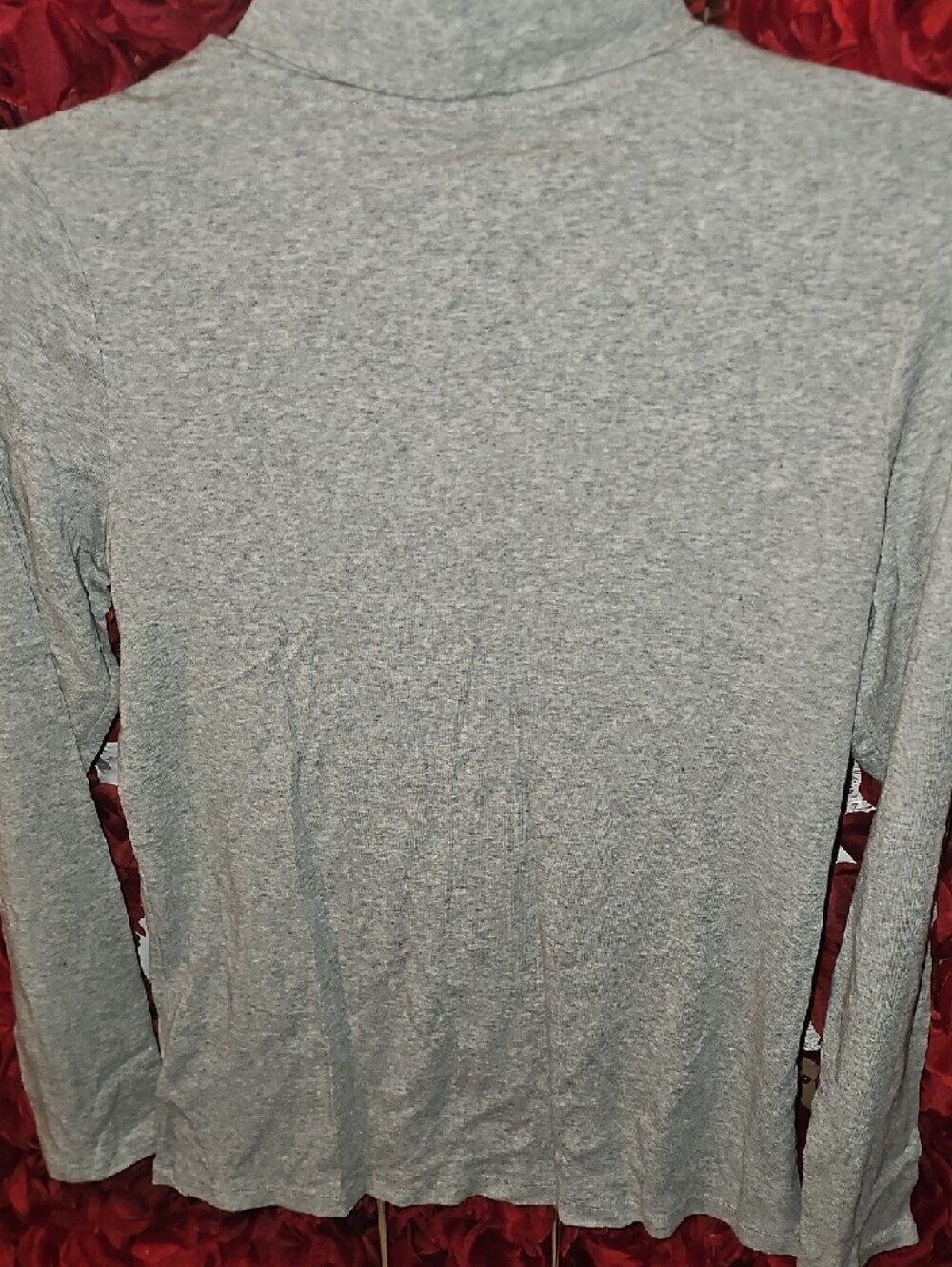 Cynthia Rowley Women's Light Gray Long Sleeve Turtleneck Top Size Small - Picture 5 of 5